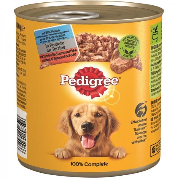 Pedigree Dose Adult 3 Sorten Rind, Lamm, Huhn 800g