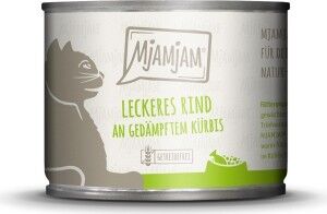 MjAMjAM - Katze leckeres Rind an gedämpftem Kürbis 200 g