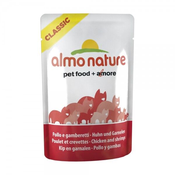 Almo Nature Cat Classic Huhn und Garnelen 55 g