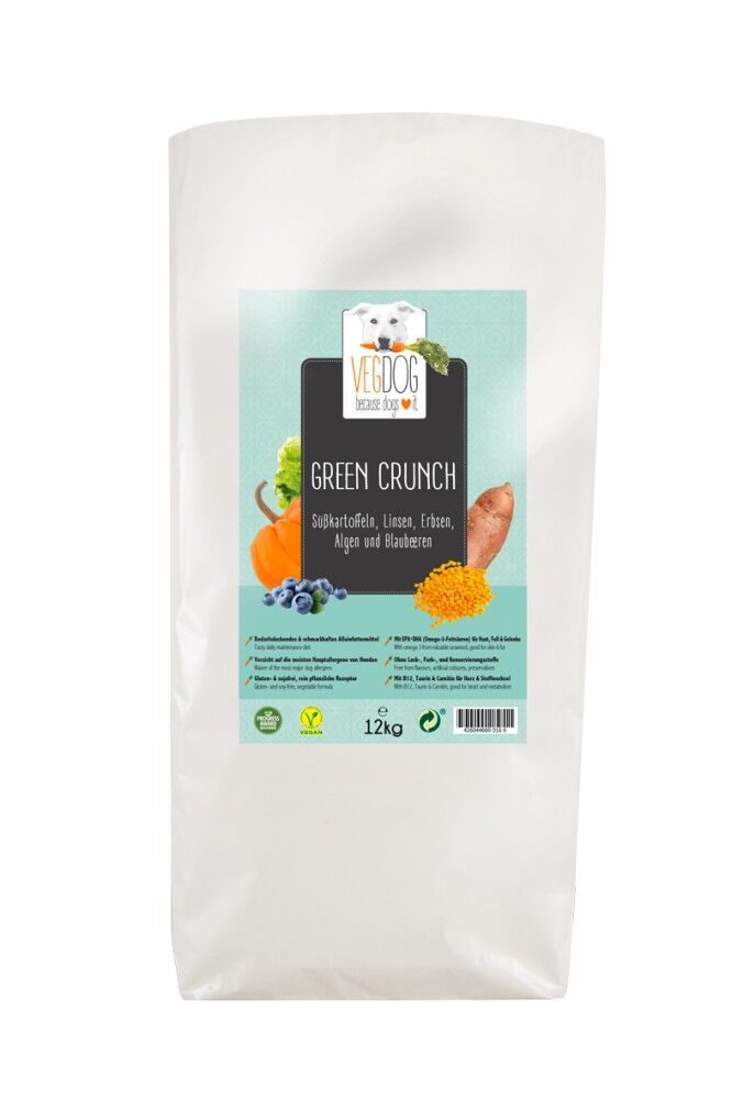 VEGDOG VEGGIE CRUNCH Alleinfuttermittel für ausgewachse
