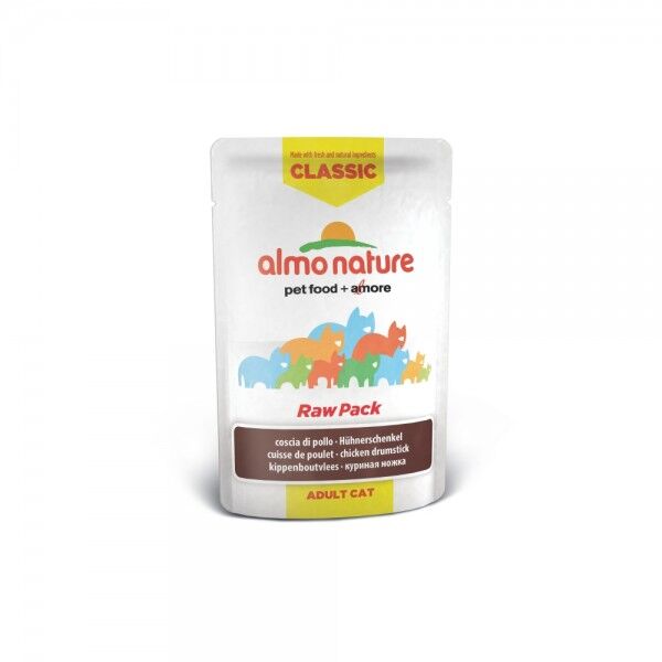 Almo Nature Cat Classic Raw Pack Hühnerschenkel (55 g)