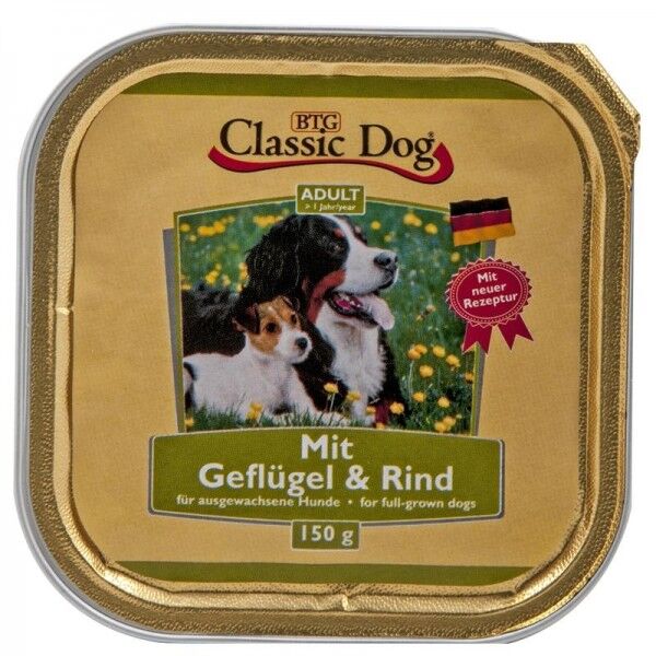 Classic Dog Schale Geflügel & Rind 150g
