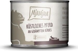 MjAMjAM - Katze köstliches Pferd an gedämpftem Kürbis 200
