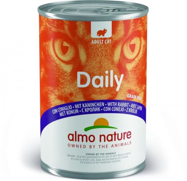 Almo Nature Cat Daily Menu Kaninchen 400g Dose