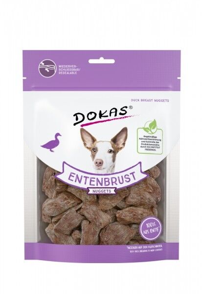 Dokas Hunde Snack Entenbrust Nuggets gefriergetrocknet 110 g